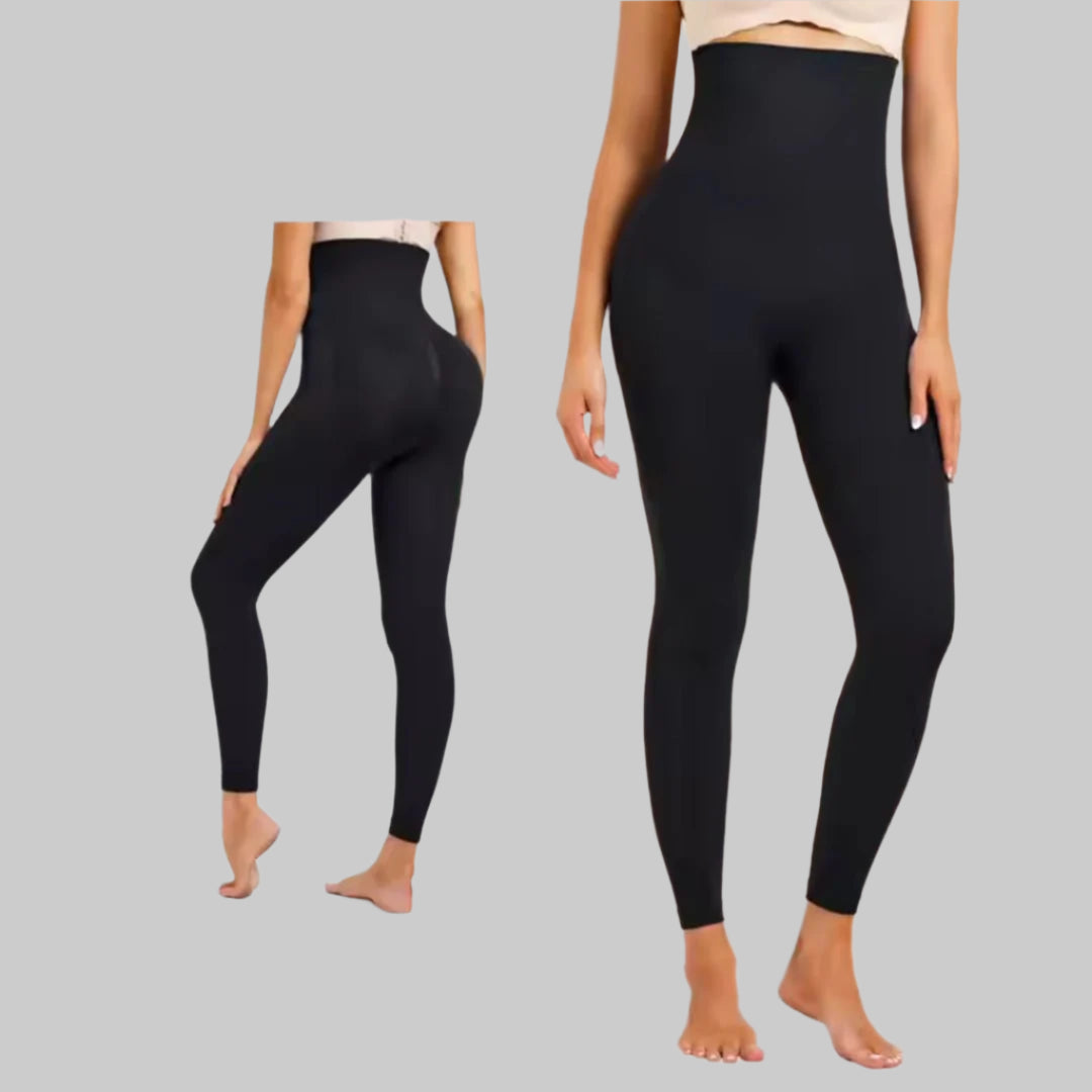 High Waisted Extra Control Shaping Leggings - Luxmery