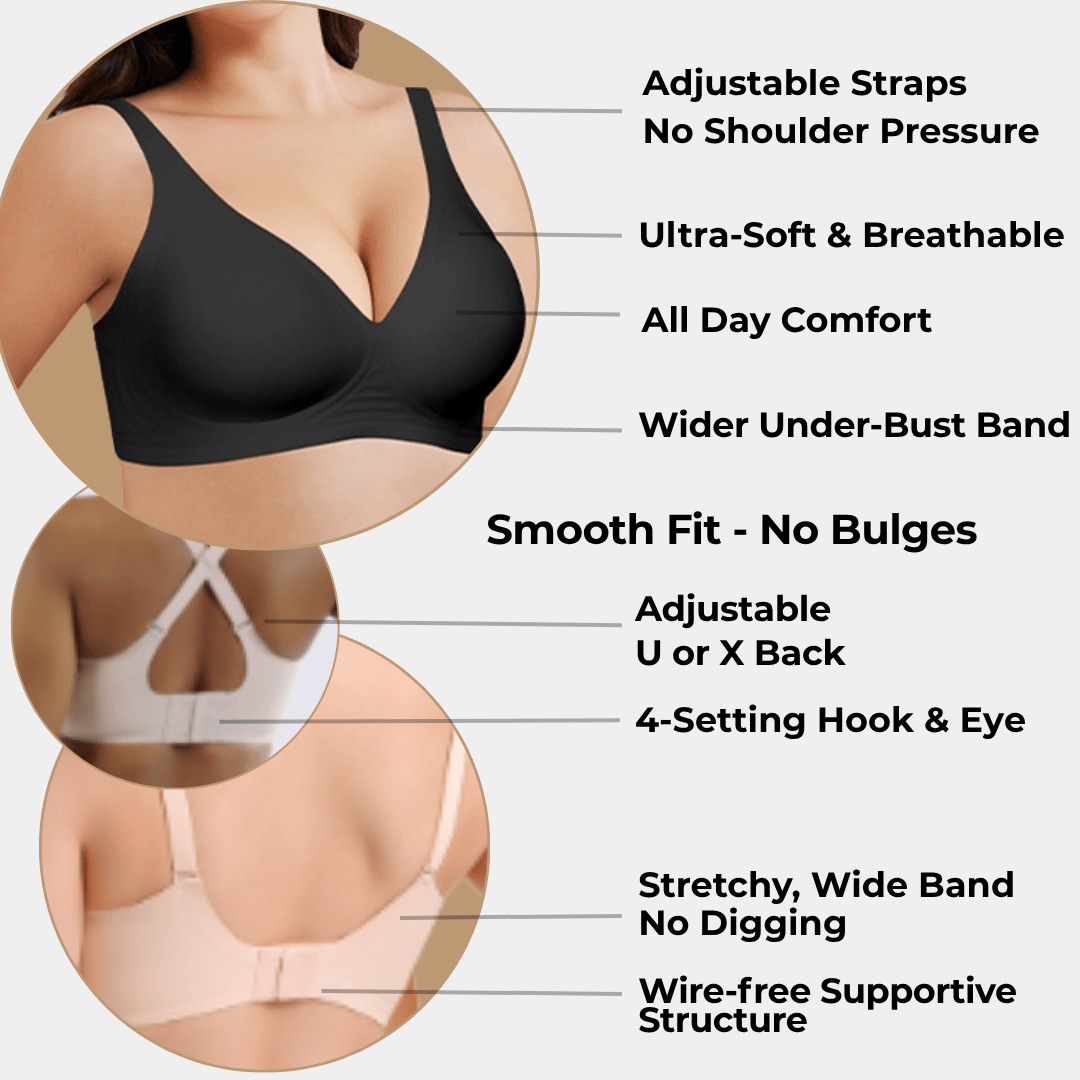 TrueCloud Seamless Comfort Bra - Buy 1 Get 1 Free - Luxmery