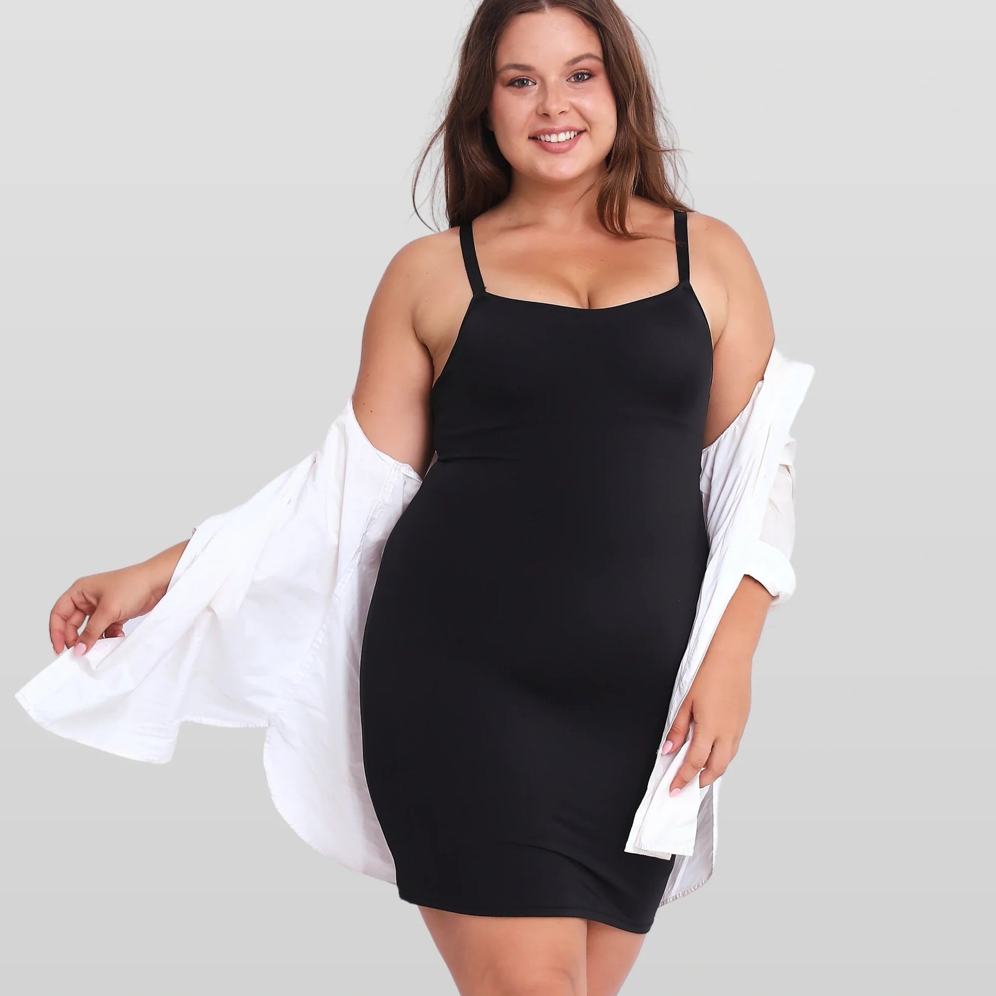 Built-In Shapewear Mini Dress Built-In Shapewear Mini Dress