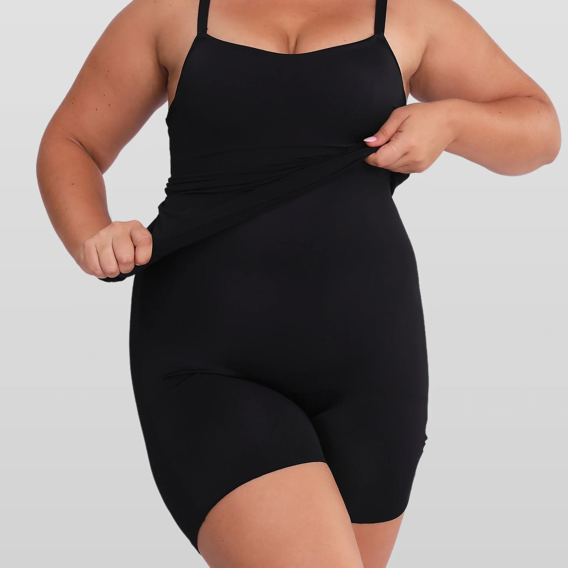 Built-In Shapewear Mini Dress, Black / M Built-In Shapewear Mini Dress, Black / M