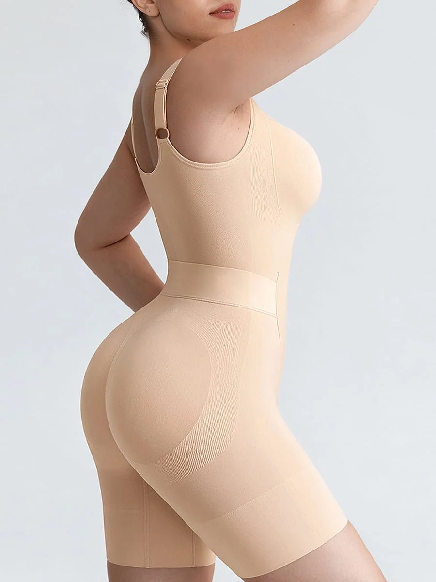 Easy Bathroom Break Sculpting Bodysuit - Thick straps - Luxmery