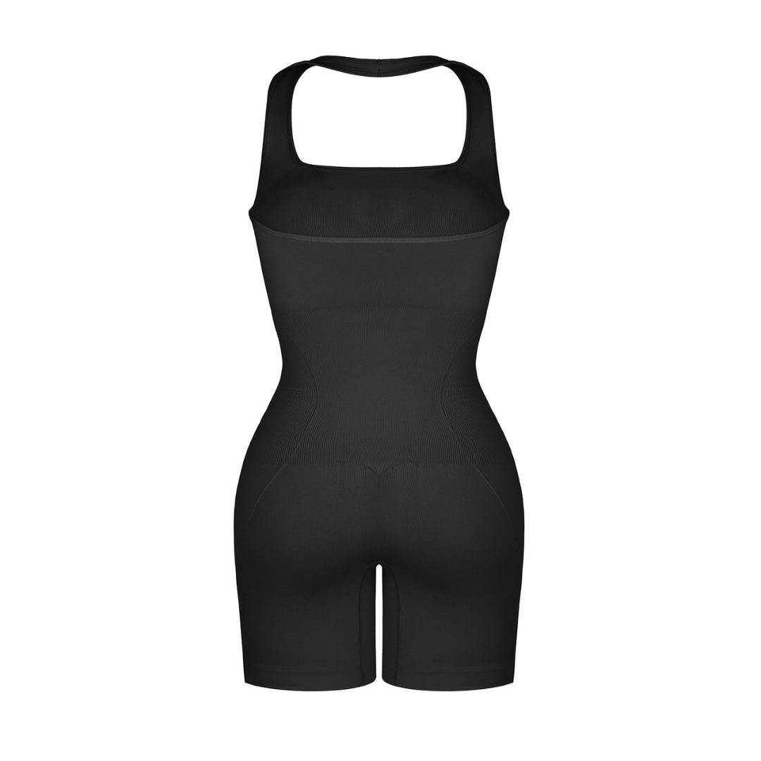 Halter Neck Shaping Playsuit - Luxmery