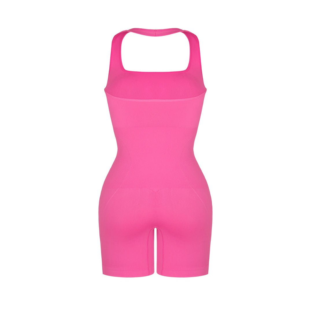 Halter Neck Shaping Playsuit - Luxmery