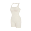 Halter Neck Shaping Playsuit - Luxmery