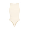 High Neck Sculpting Thong Bodysuit - Luxmery