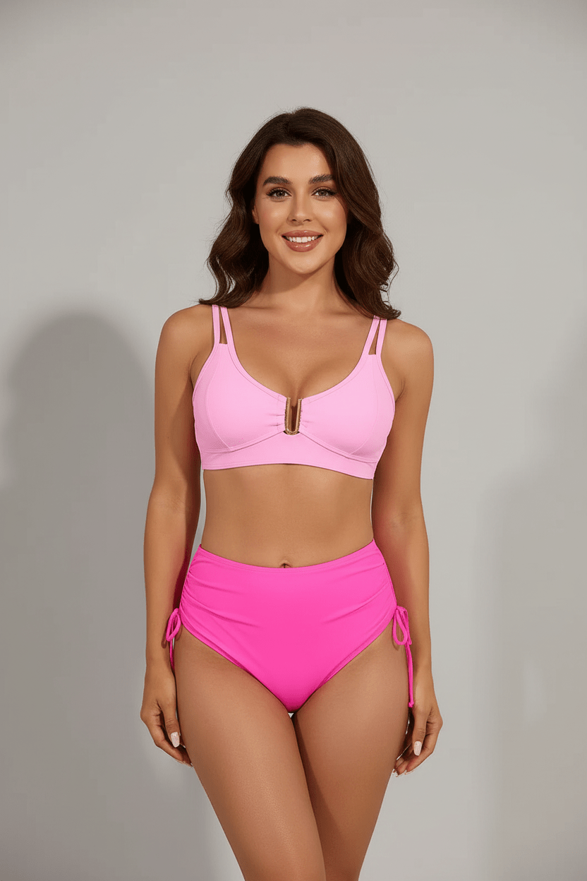 High Waist Tummy Control Bikini - Luxmery