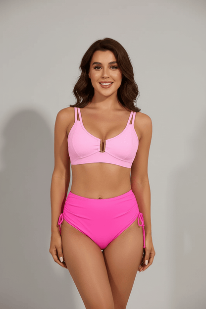 High Waist Tummy Control Bikini - Luxmery