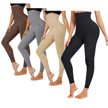 High Waisted Extra Control Shaping Leggings - Luxmery