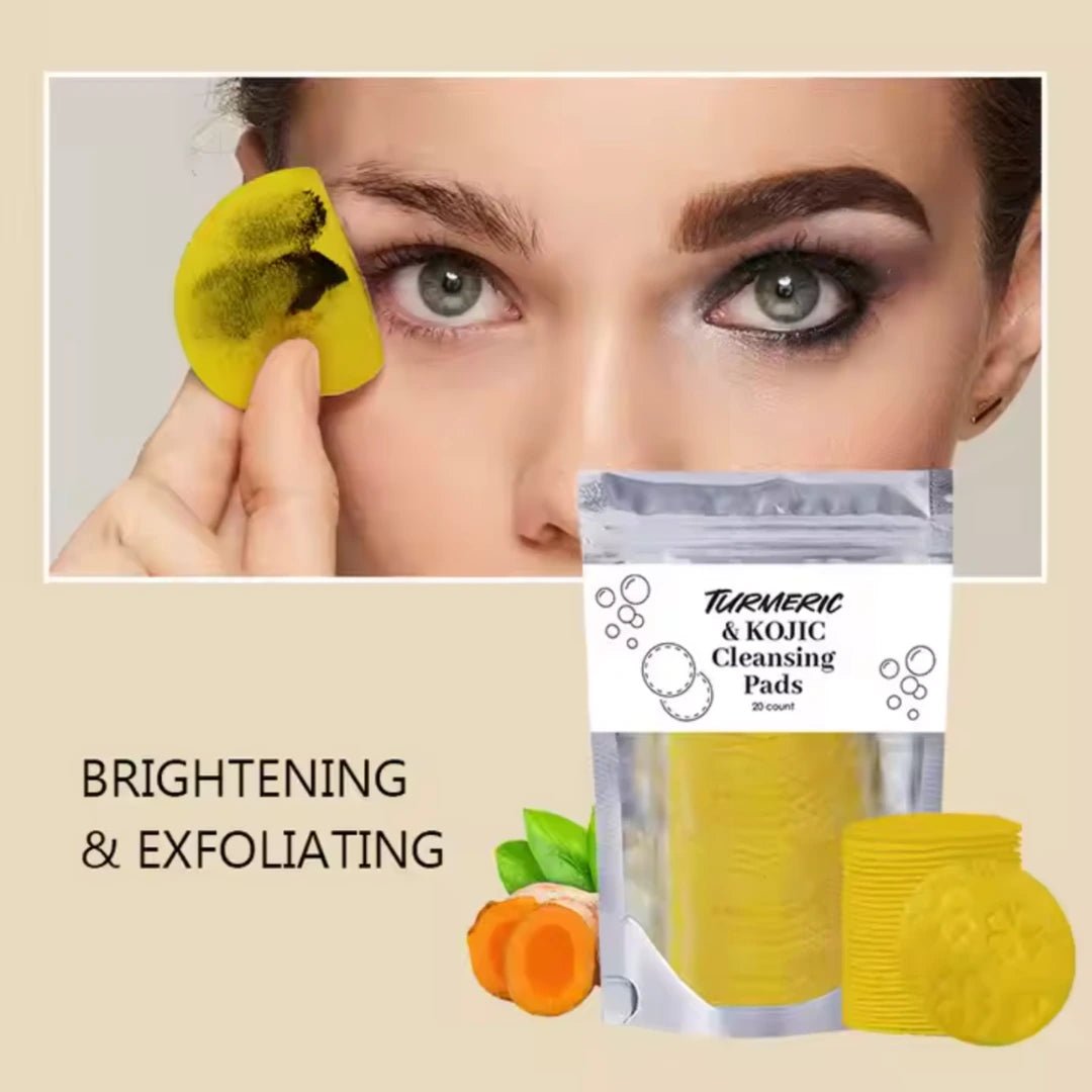 Kojic Acid Turmeric Cleansing Pads - Luxmery