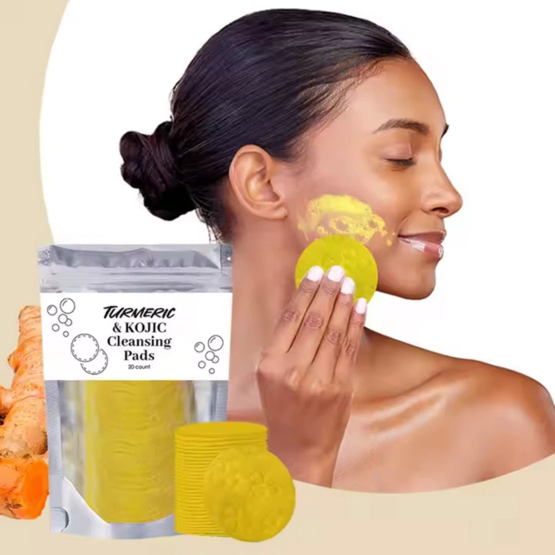 Kojic Acid Turmeric Cleansing Pads - Luxmery