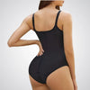 Lace Contrast Slimming Bodysuit - Luxmery