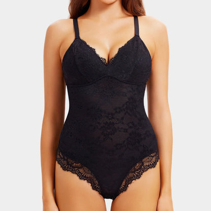 Lace Shaping Bodysuit - Luxmery