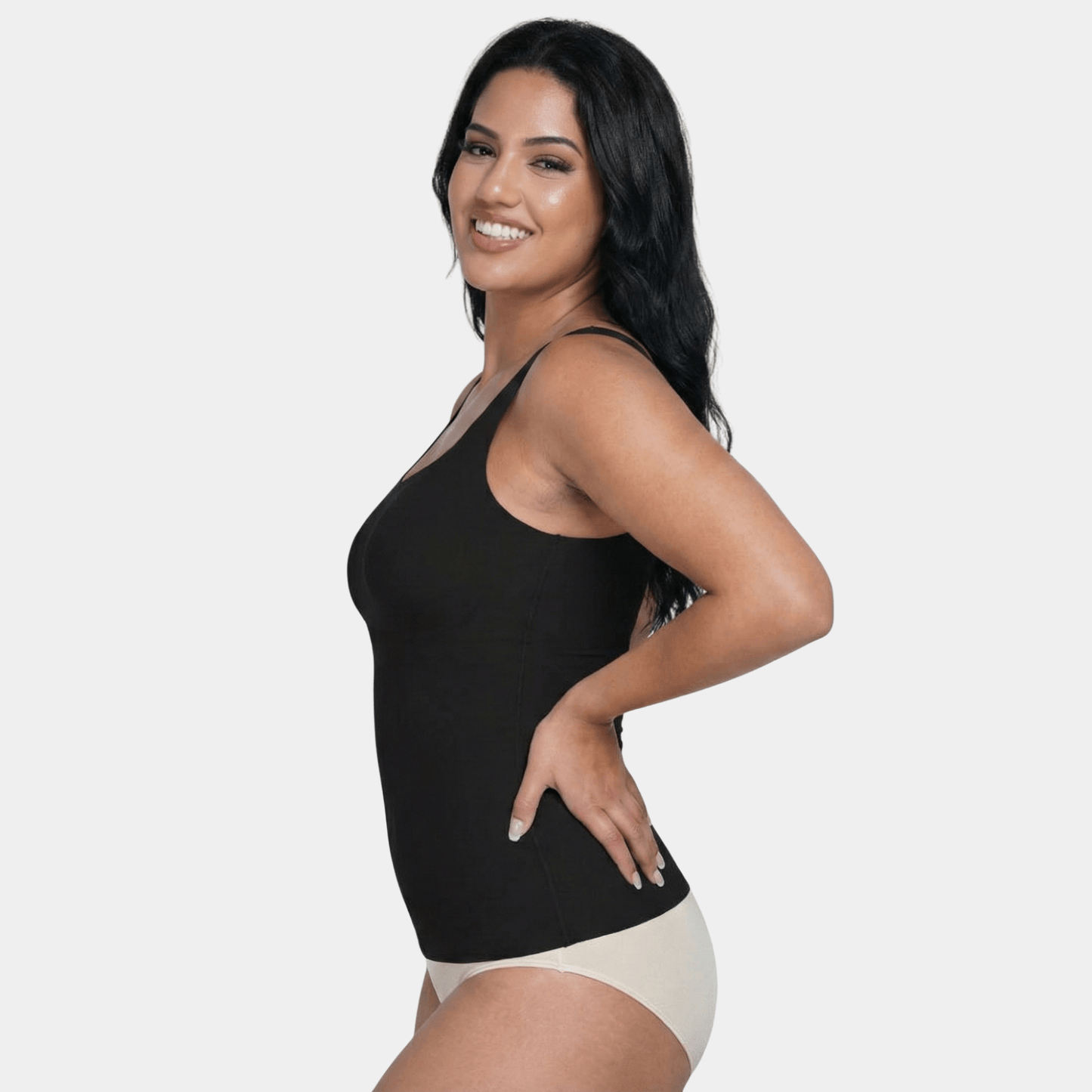 Luxmery Sculpting Square Neck Tank Top - Luxmery