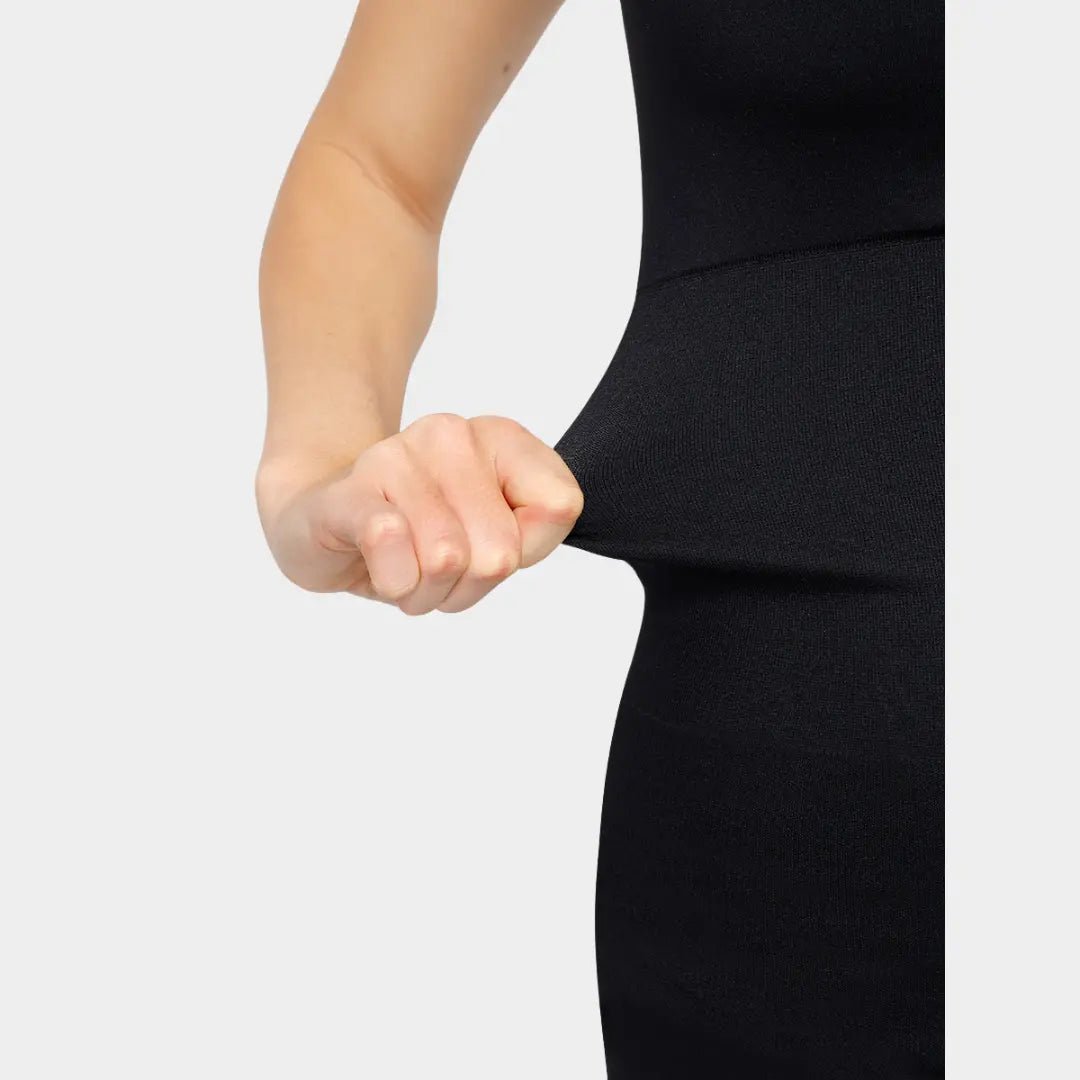 Midi Square Neck Contour Dress - Luxmery