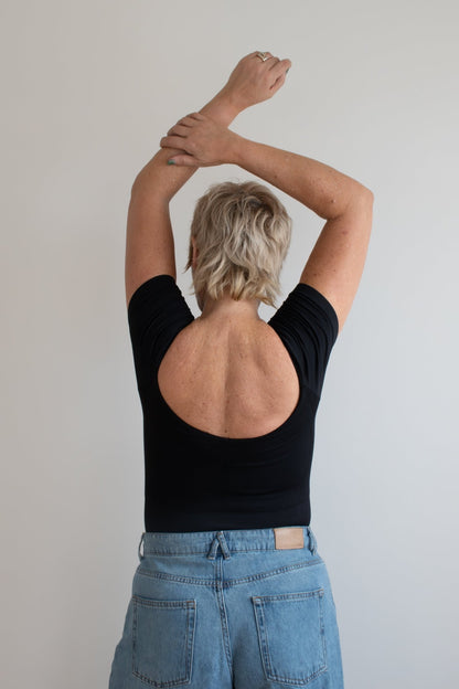 Round Neck Thong Bodysuit - Char's version - Luxmery