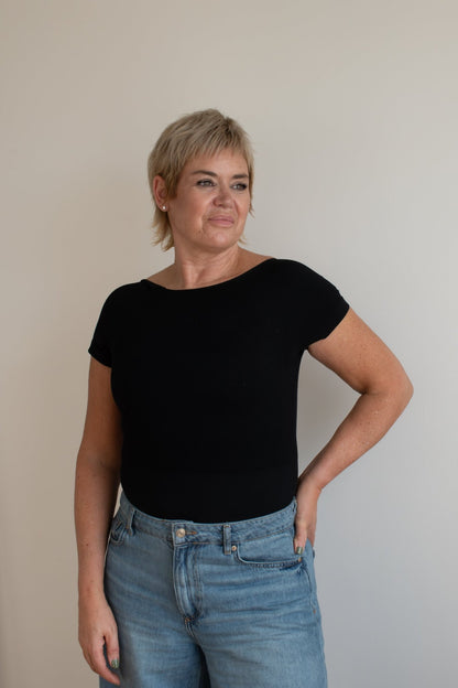 Round Neck Thong Bodysuit - Char's version - Luxmery