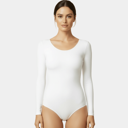 Sculpting Long Sleeve Bodysuits - Luxmery
