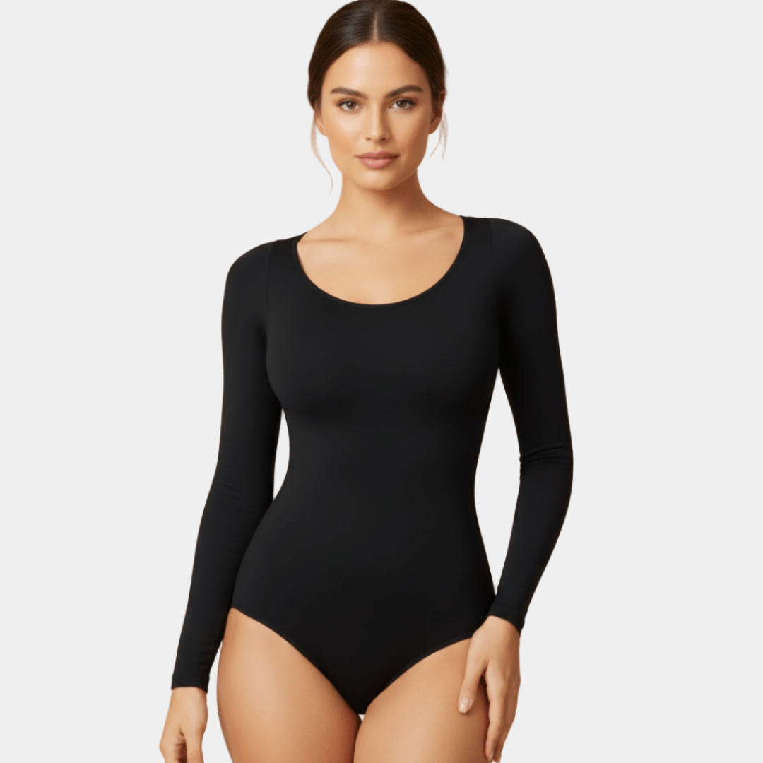 Sculpting Long Sleeve Bodysuits - Luxmery