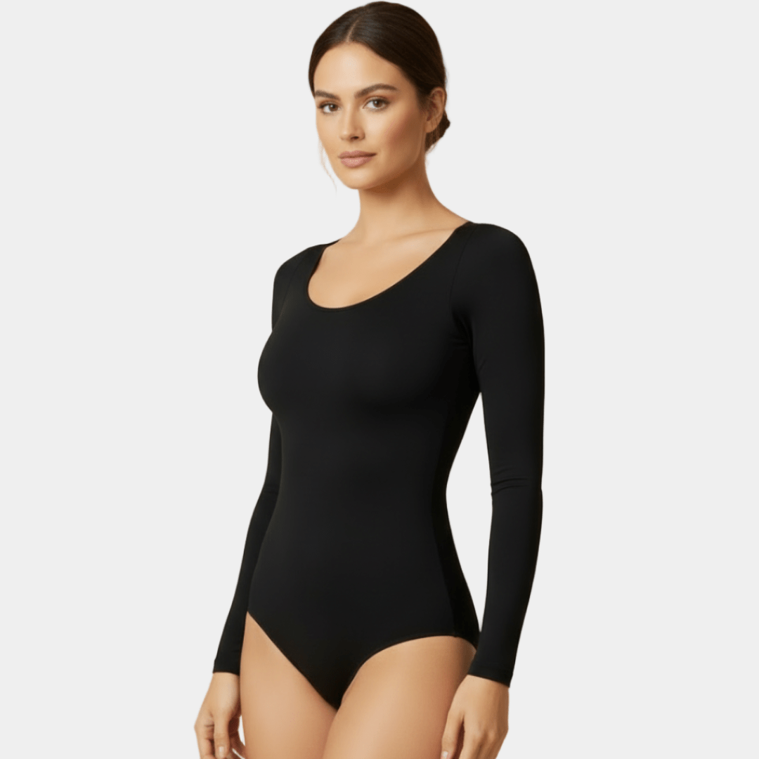 Sculpting Long Sleeve Bodysuits - Luxmery