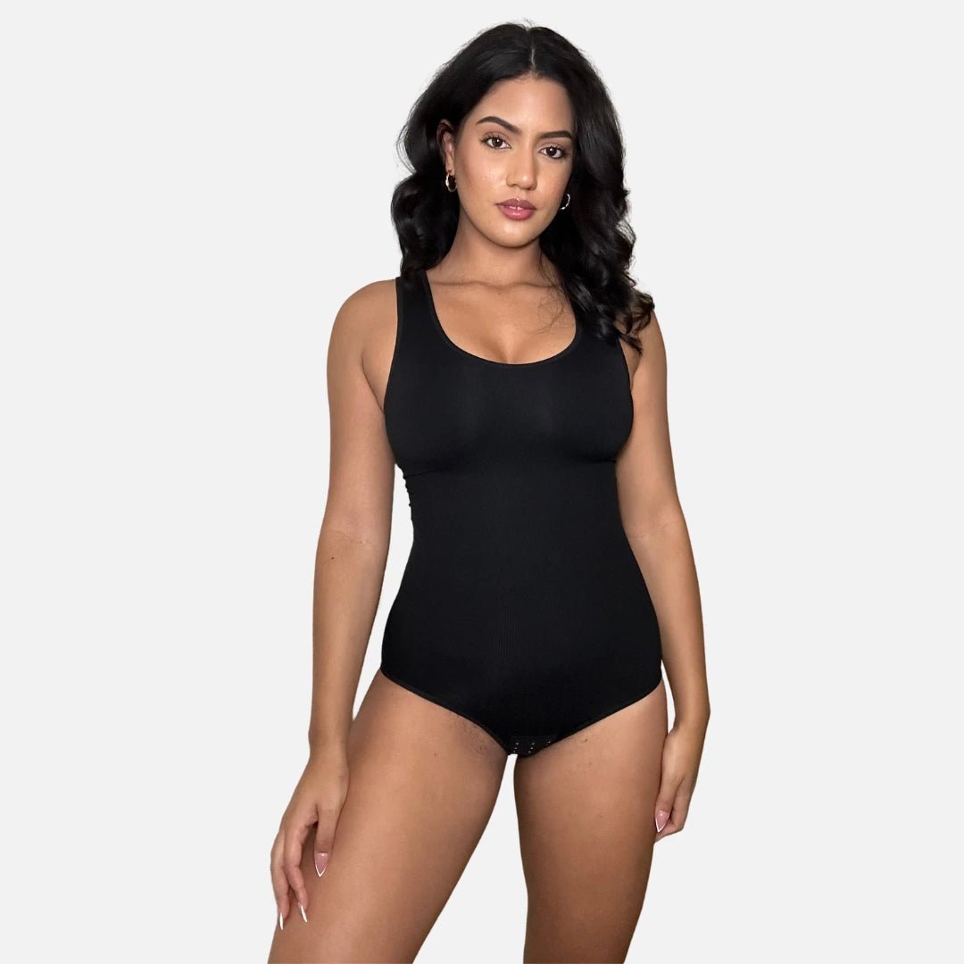 Sculpting Round Neck Bodysuit - Luxmery