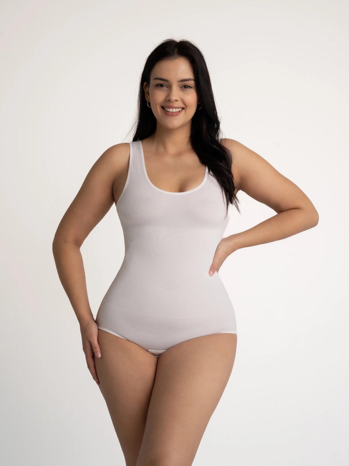 Sculpting Round Neck Bodysuit - Luxmery