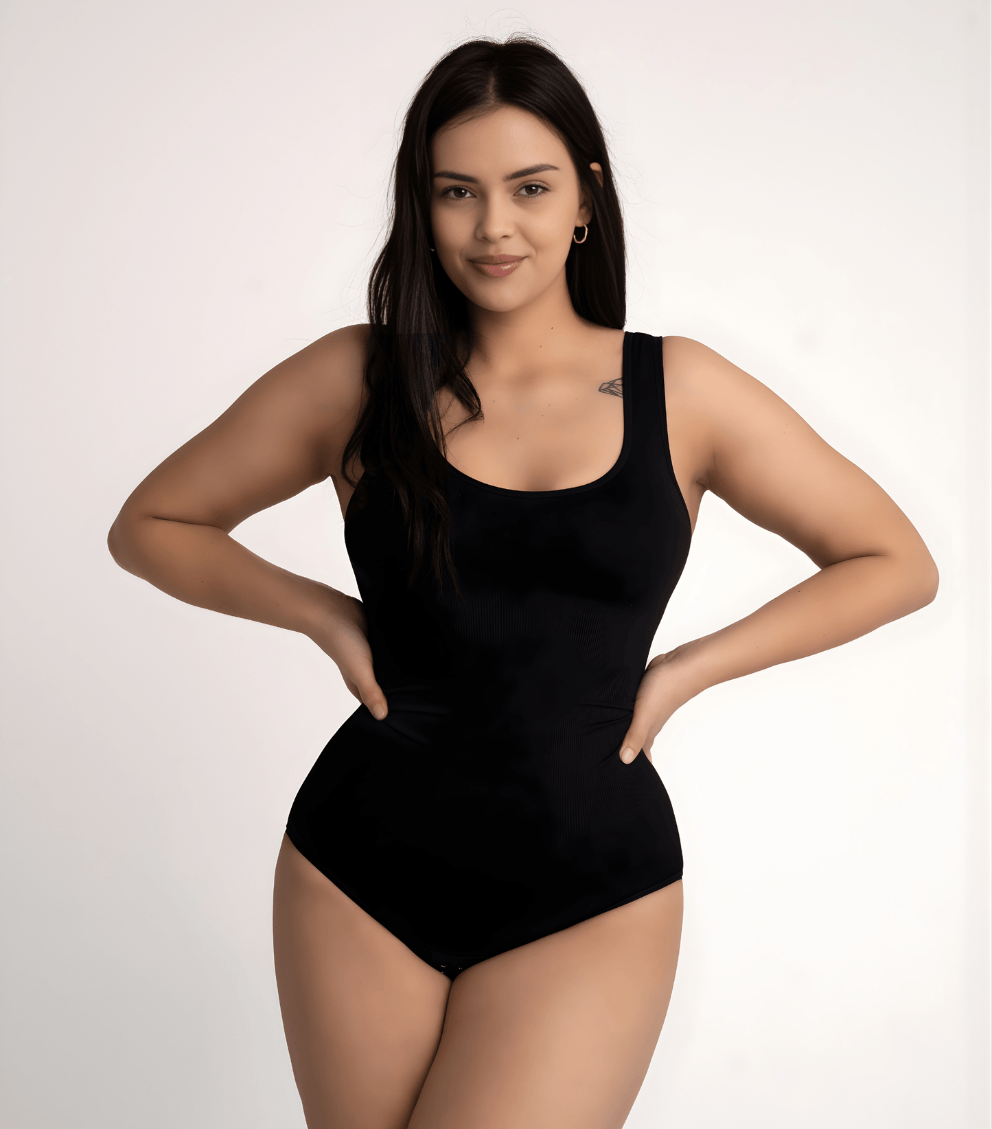 Sculpting Round Neck Bodysuit - Luxmery