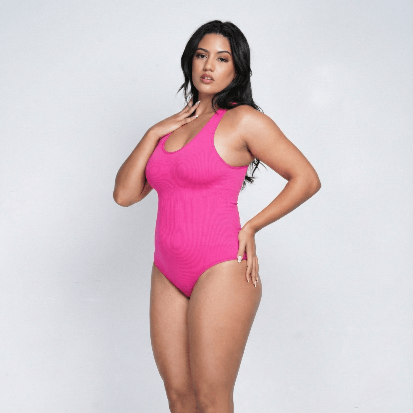 Sculpting Round Neck Bodysuit - Luxmery