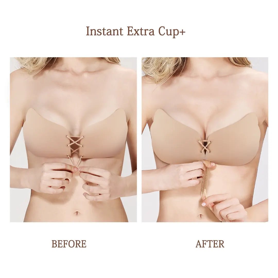 Self Adhesive Strapless Push Up Bra - Luxmery