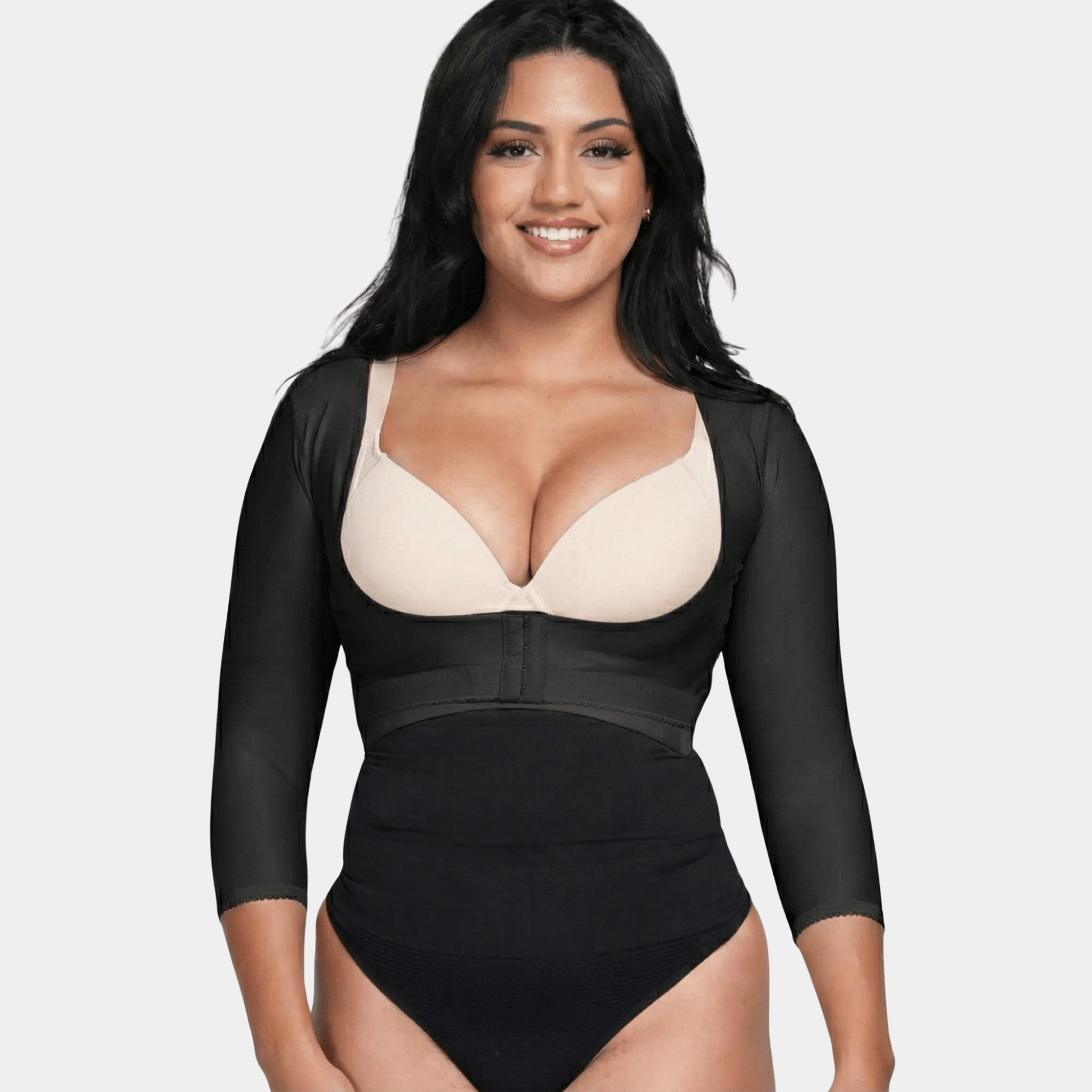 Sleeve Compression Front Bra - Luxmery