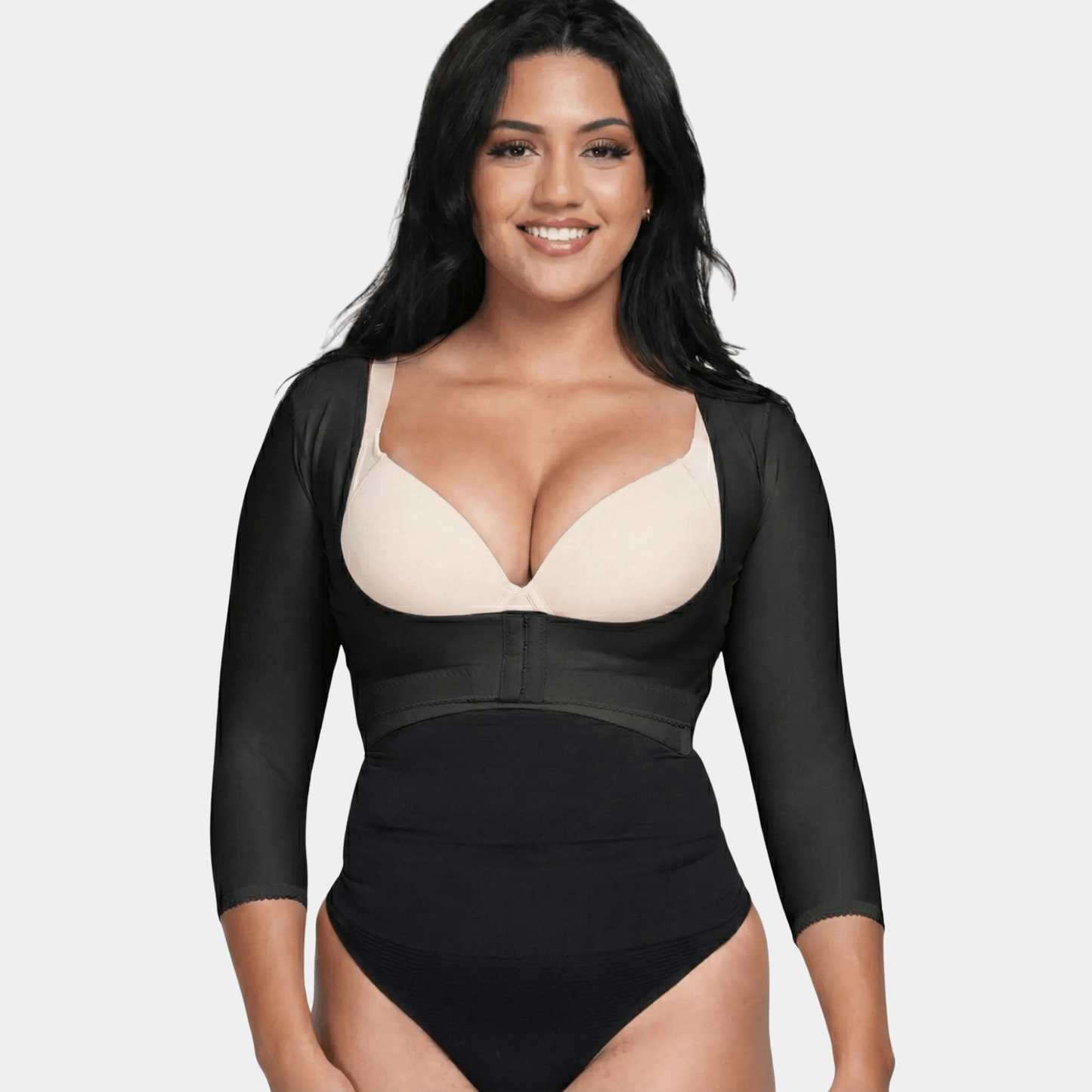 Sleeve Compression Front Bra - Luxmery