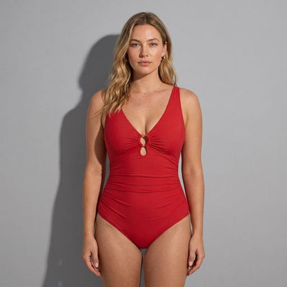 Slim Plunge Swimsuit - Luxmery