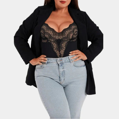 Slimming Lace Bodysuit - Luxmery