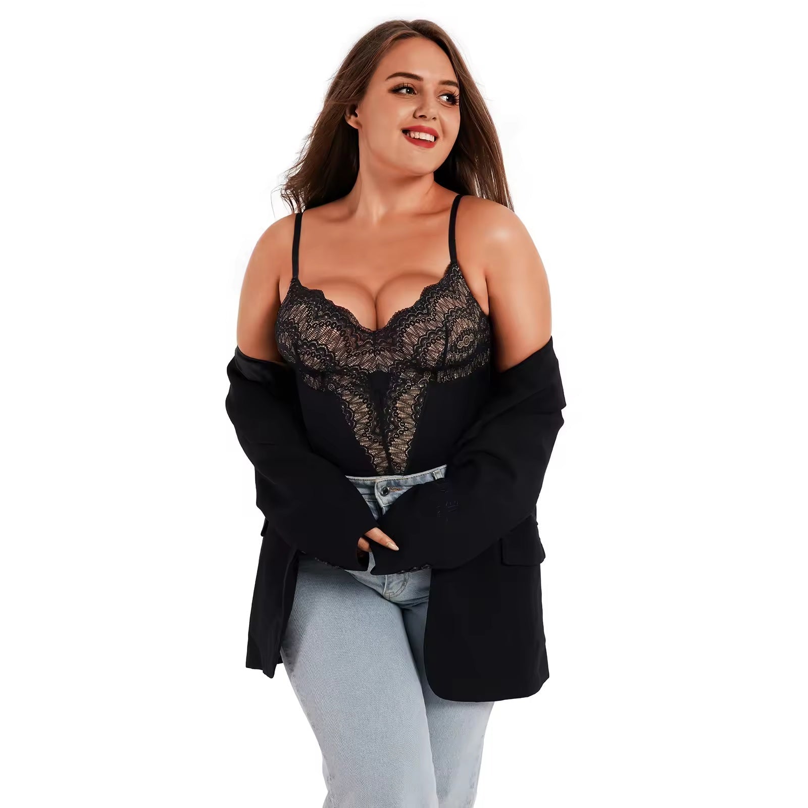 Slimming Lace Bodysuit - Luxmery