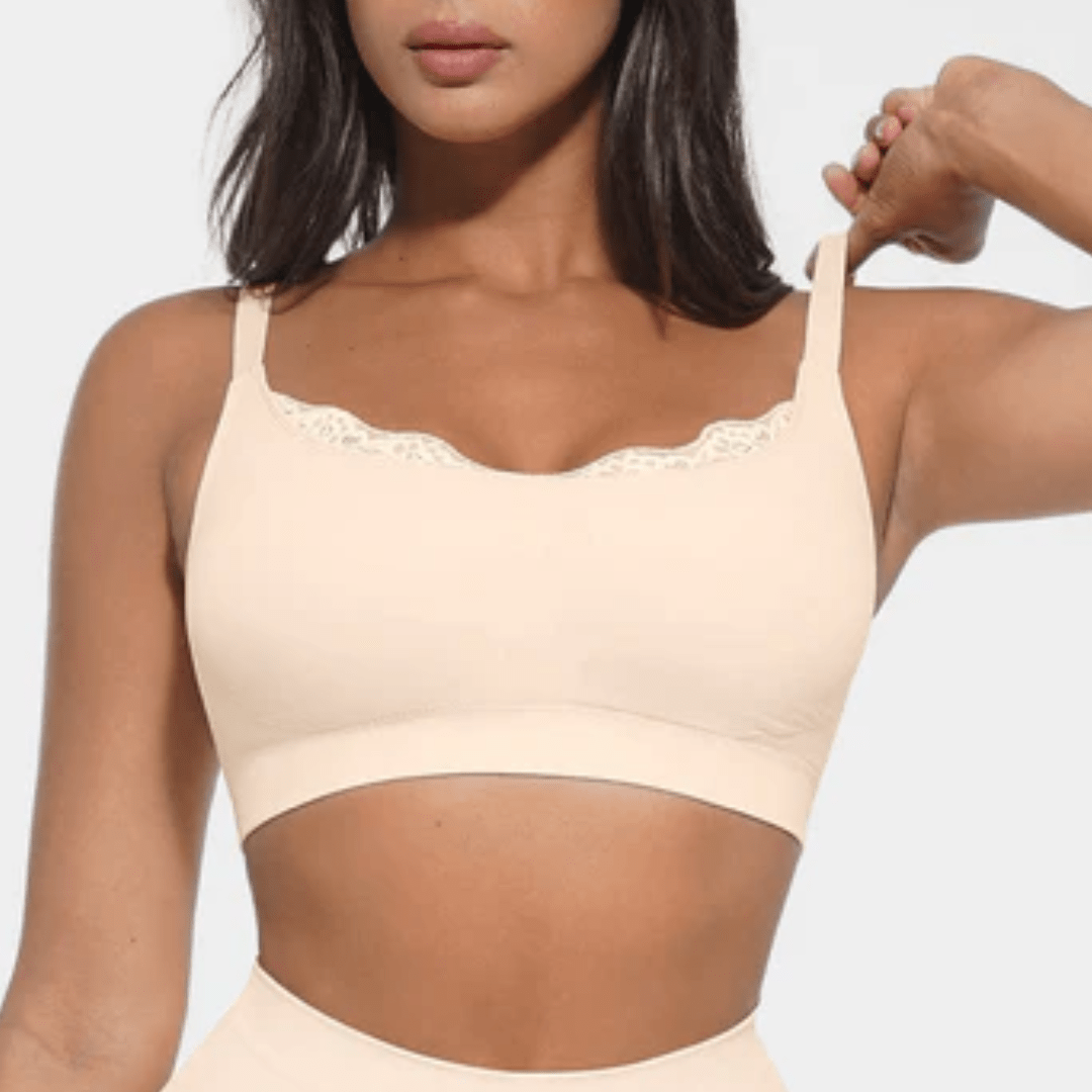 Soft Tease Seamless Lace Bralette - Luxmery