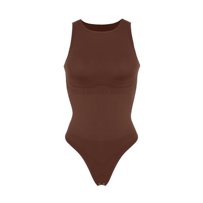 SuperSculpt High Neck Thong Bodysuit - Luxmery