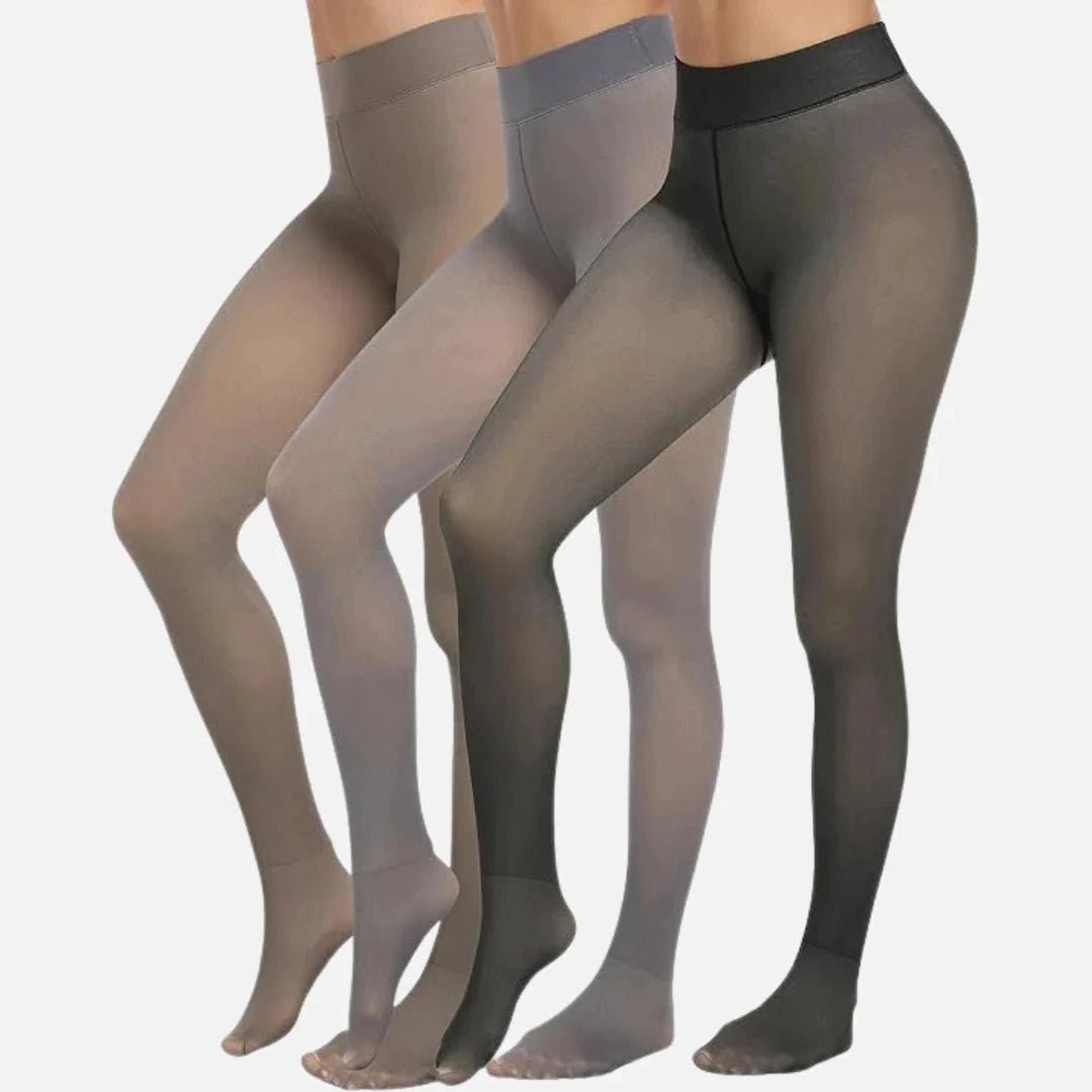 Thermal Fleece Lined Tights - Luxmery