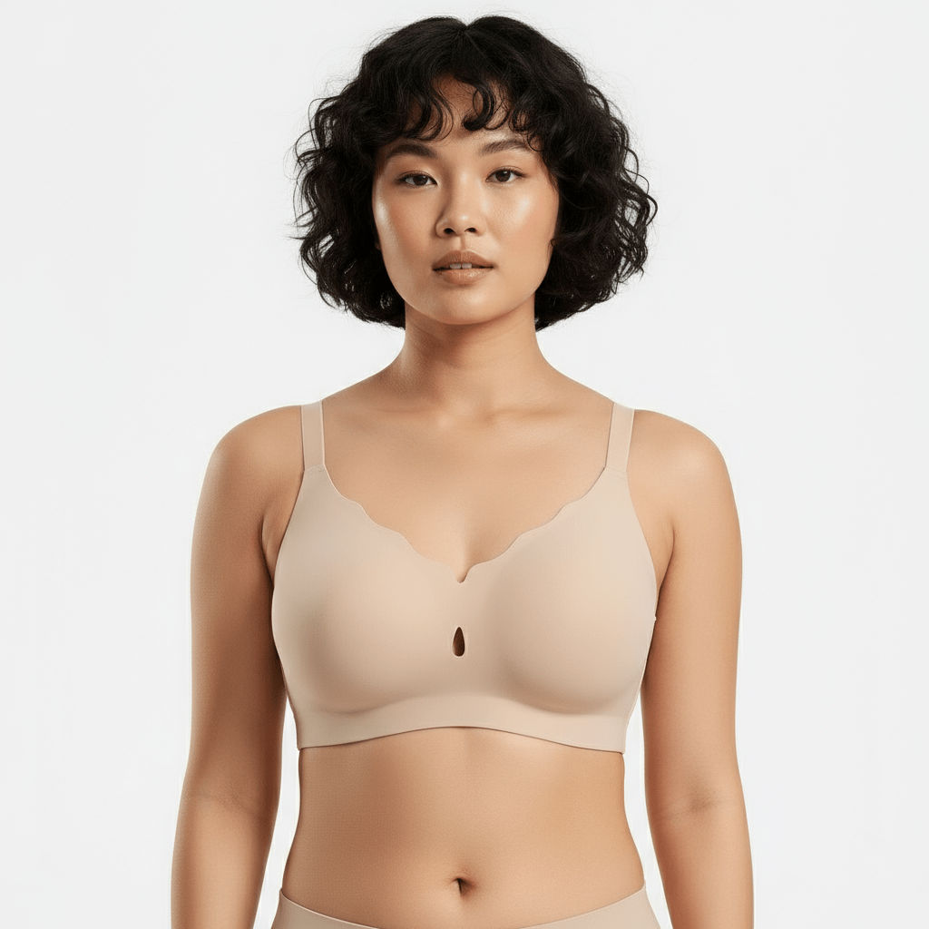 TrueCloud Scalloped Seamless Comfort Bra - Luxmery