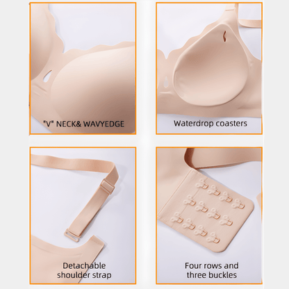 TrueCloud Scalloped Seamless Comfort Bra - Luxmery