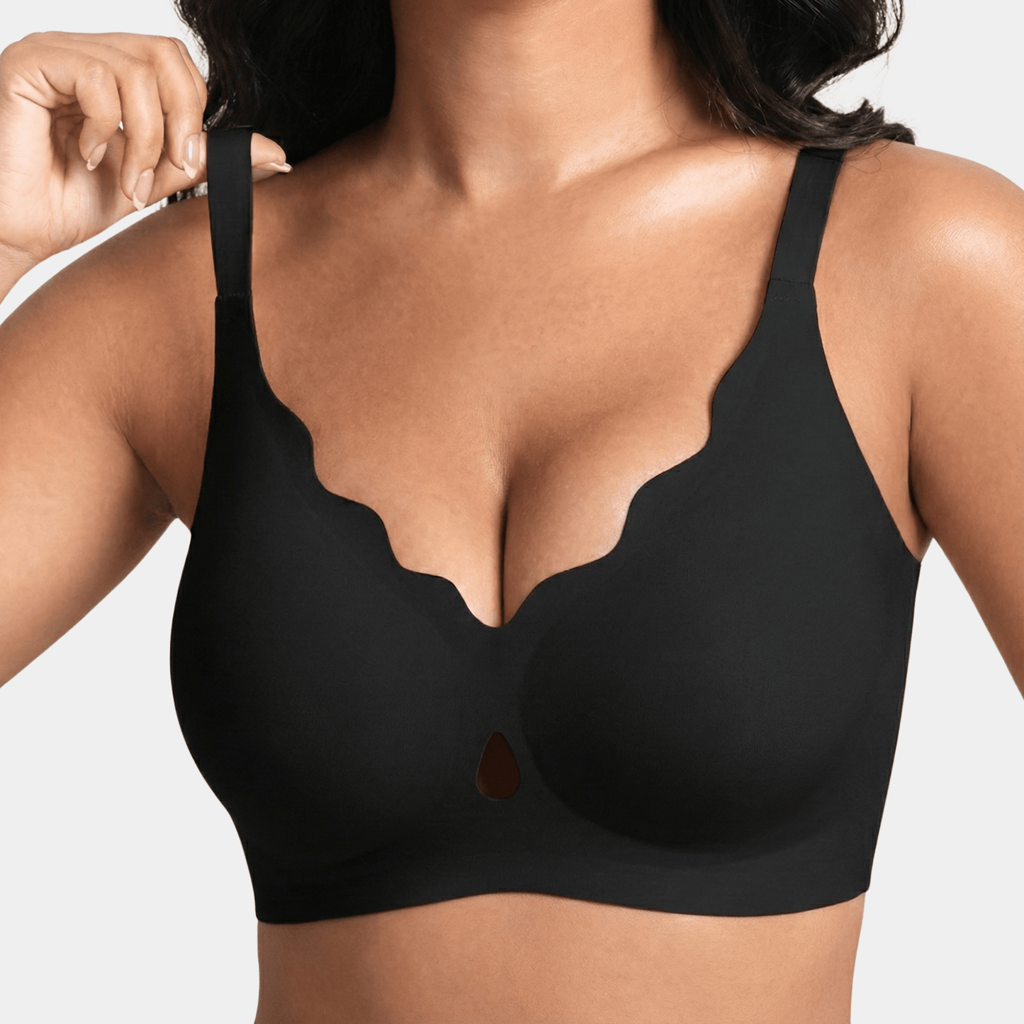 TrueCloud Scalloped Seamless Comfort Bra - Luxmery