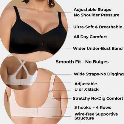 TrueCloud Teardrop Seamless Comfort Bra - Luxmery