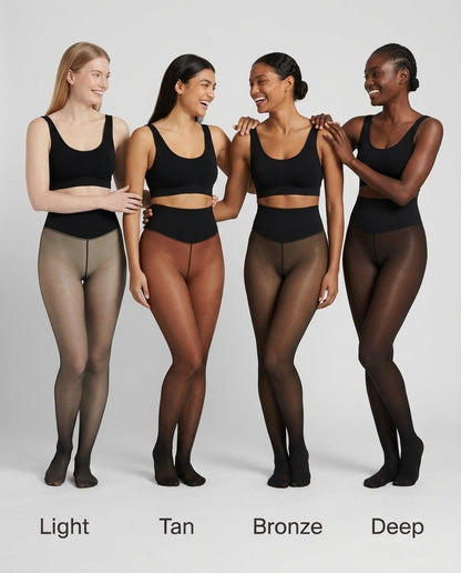 Tummy Control Sheer tights - Luxmery