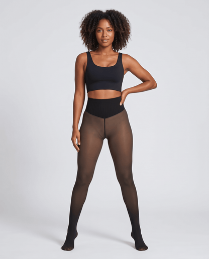 Tummy Control Sheer tights - Luxmery