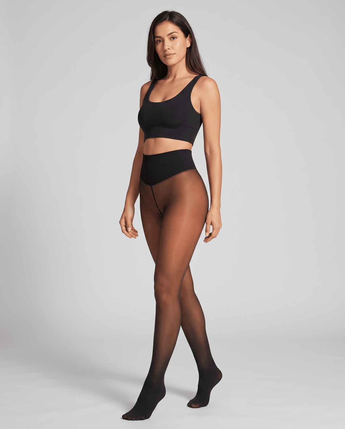 Tummy Control Sheer tights - Luxmery