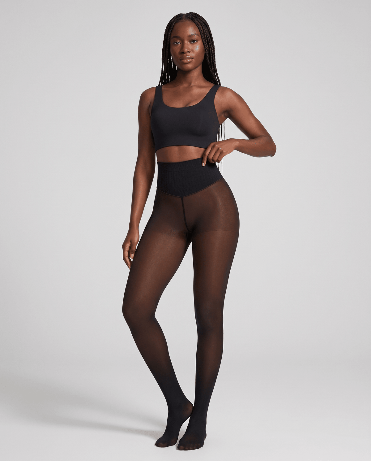 Tummy Control Sheer tights - Luxmery