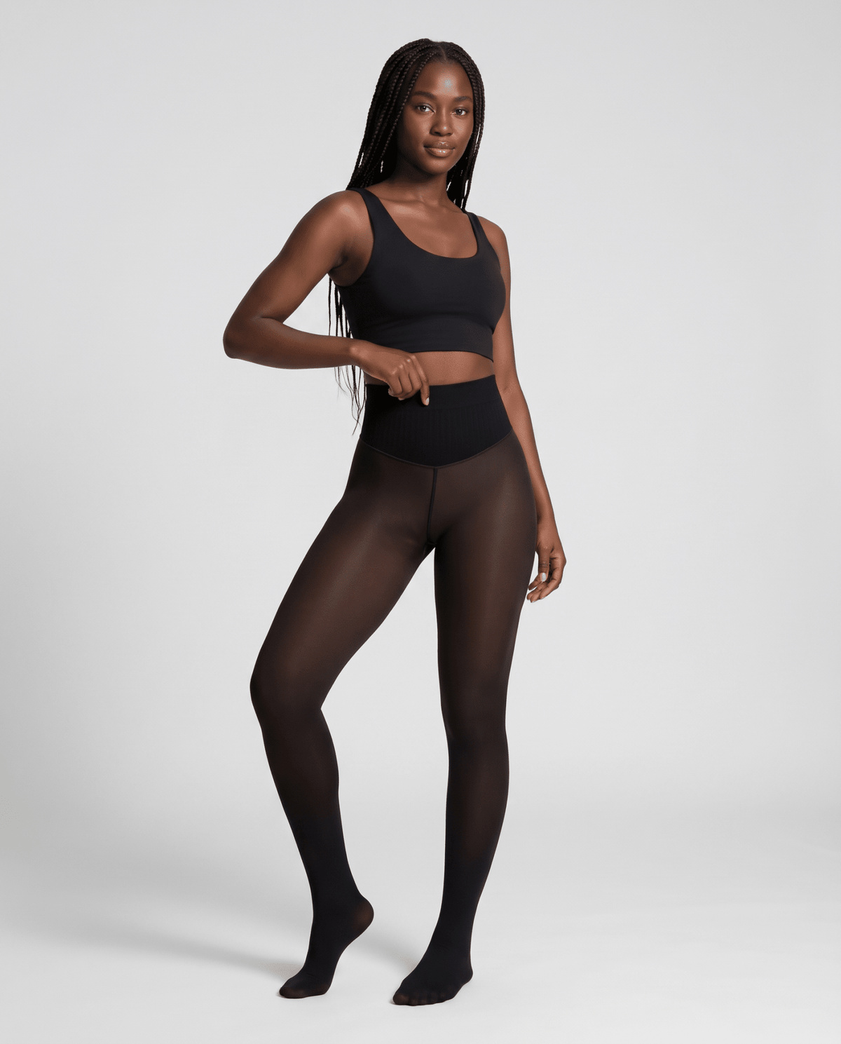 Tummy Control Sheer tights - Luxmery