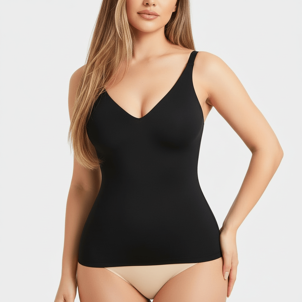 V - Neck Sculpting Cami - Luxmery