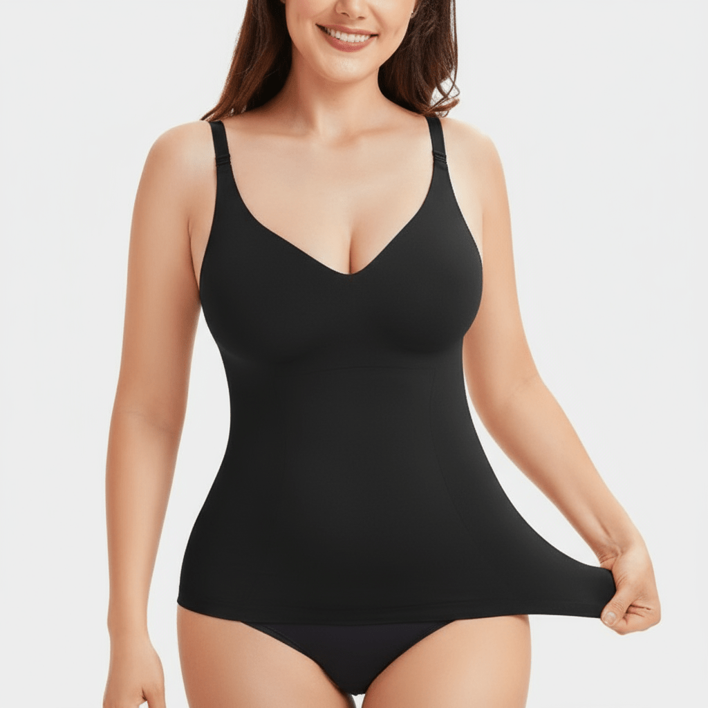 V - Neck Sculpting Cami - Luxmery