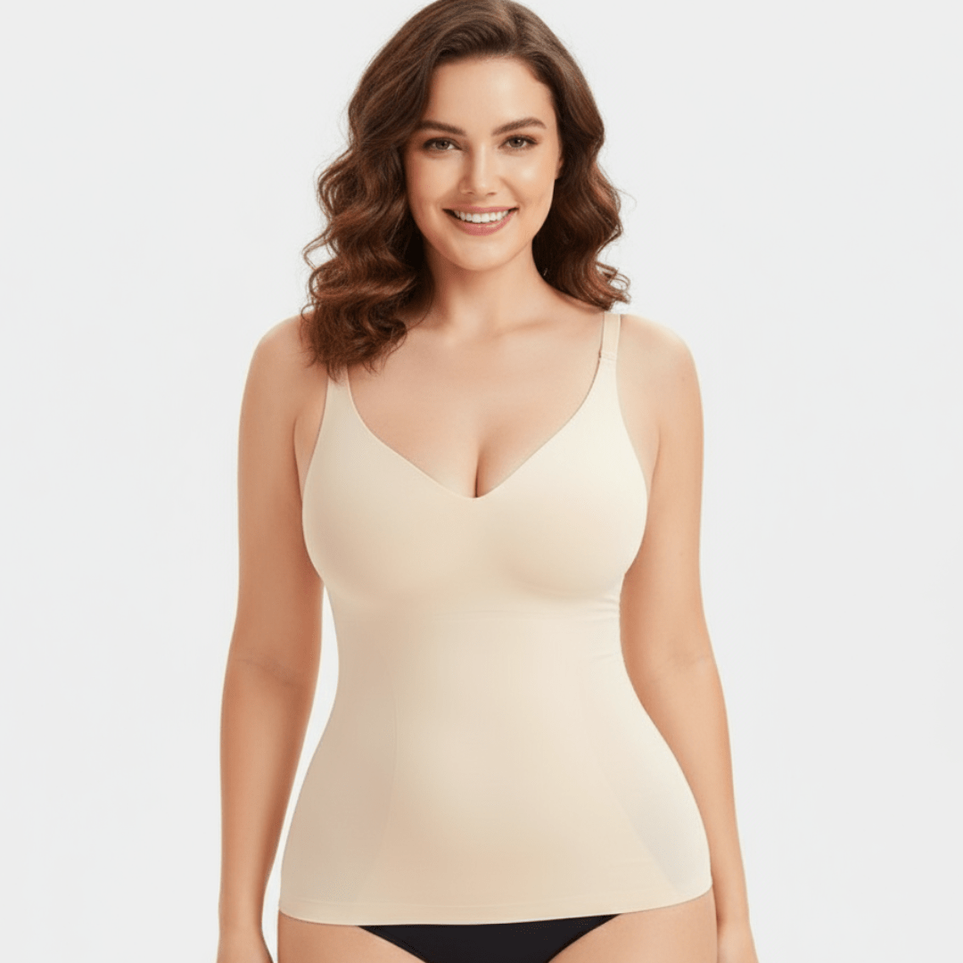 V - Neck Sculpting Cami - Luxmery