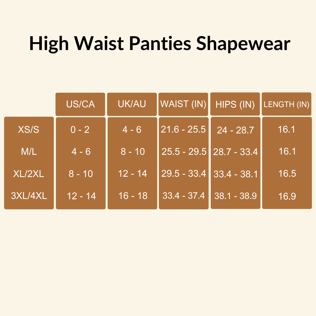 High Waist Panties Shapewear - Luxmery