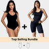 Luxmery Essentials Bundle - 1 Sculpting Bodysuit + 1 Full Bodysuit - Luxmery